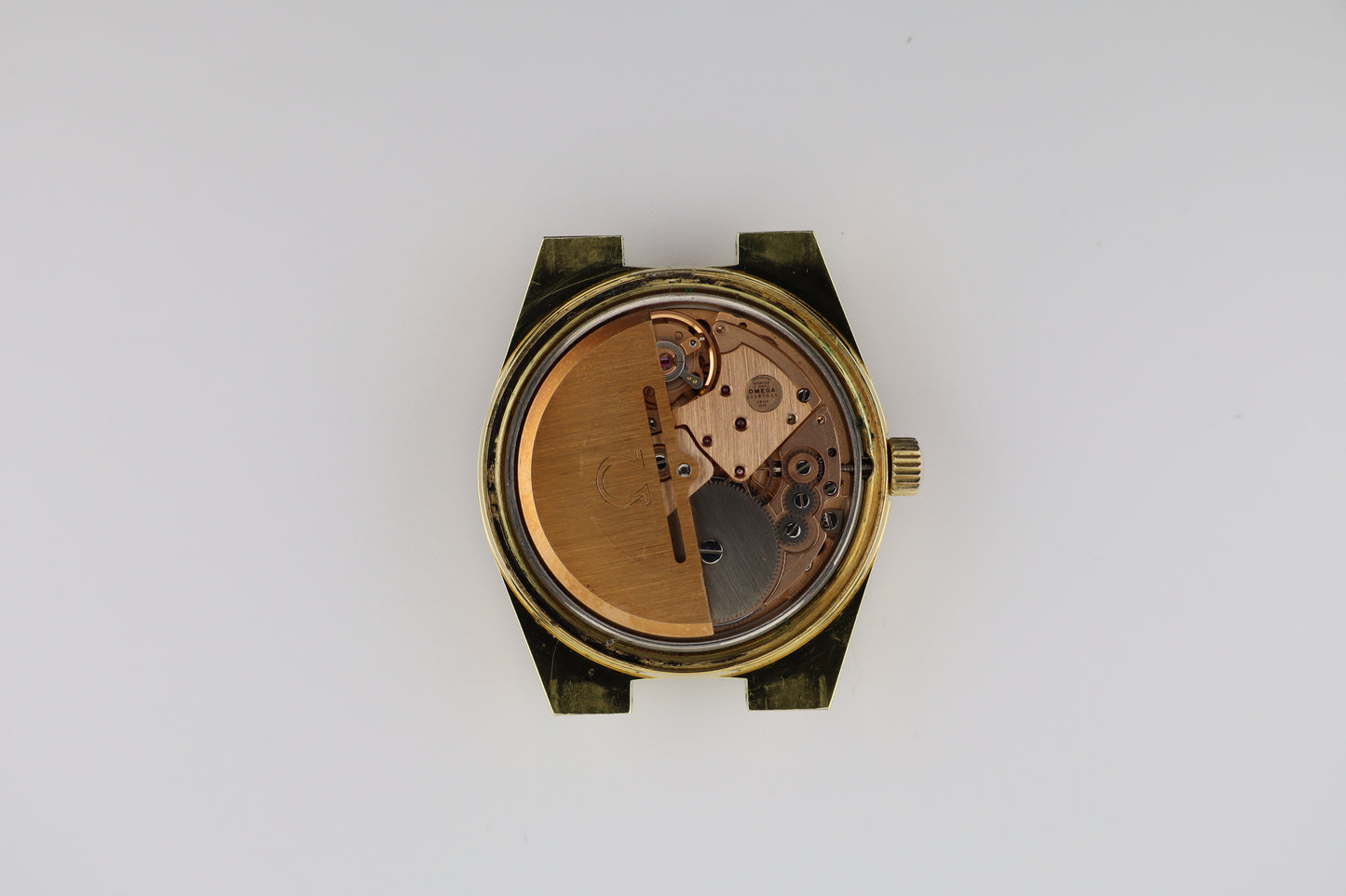 Vintage Omega Geneve 1972 Cal.1020 Gold Plated Men's Watch - Original 14KGF Bracelet