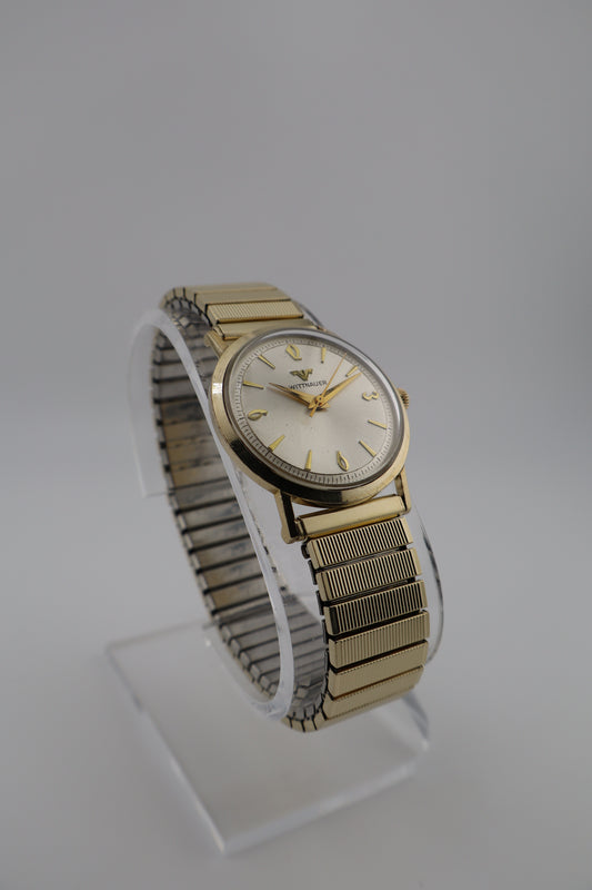Vintage Wittnauer 1960's 10K RGP Wind-Up 17-Jewel Swiss Men's Watch