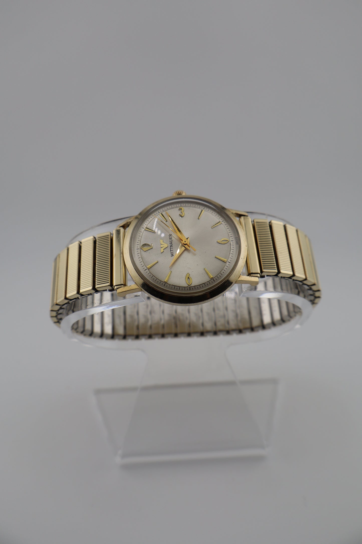 Vintage Wittnauer 1960's 10K RGP Wind-Up 17-Jewel Swiss Men's Watch