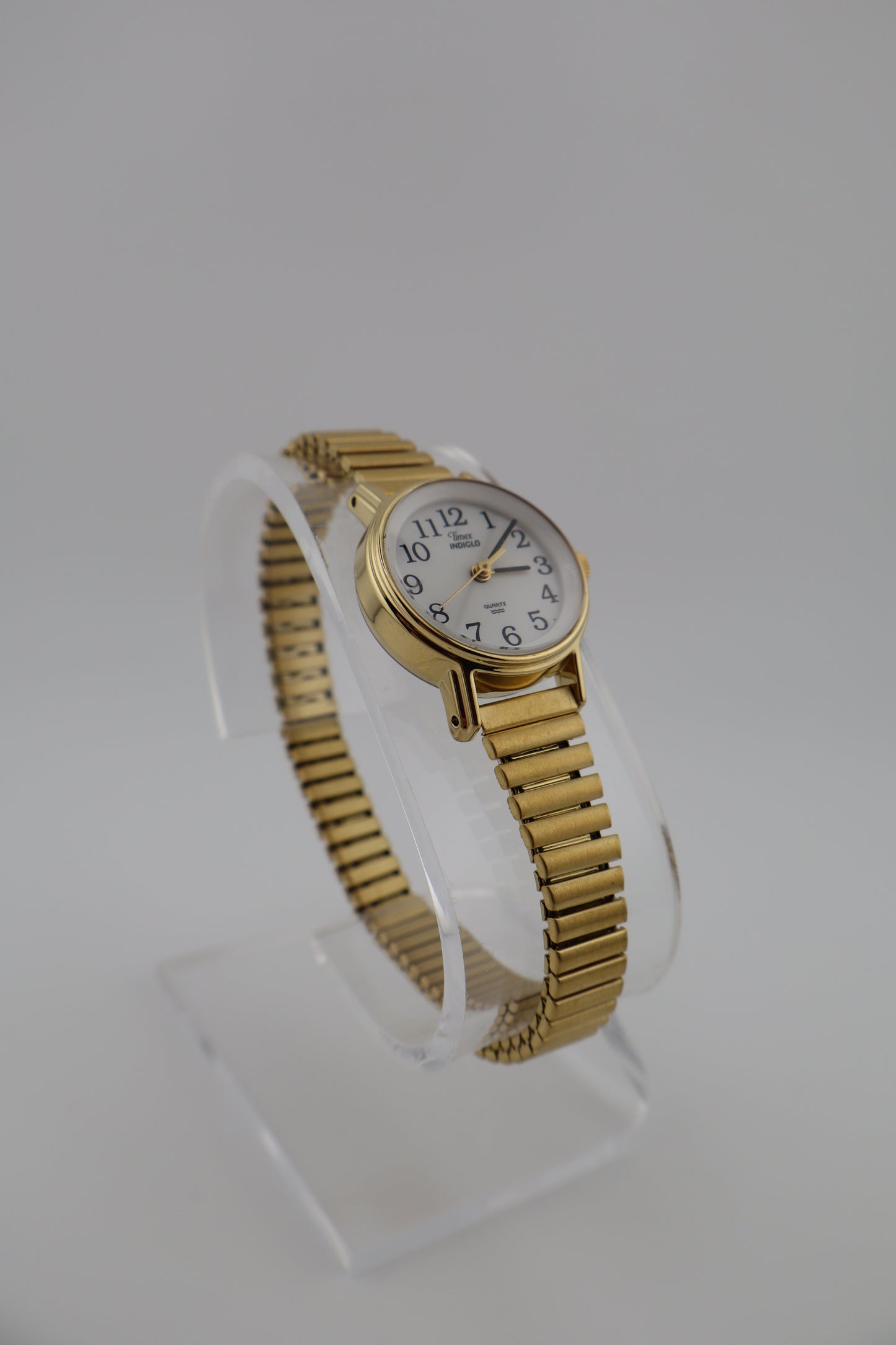 Vintage 1990s Timex Indiglo Gold-Tone Women's Watch