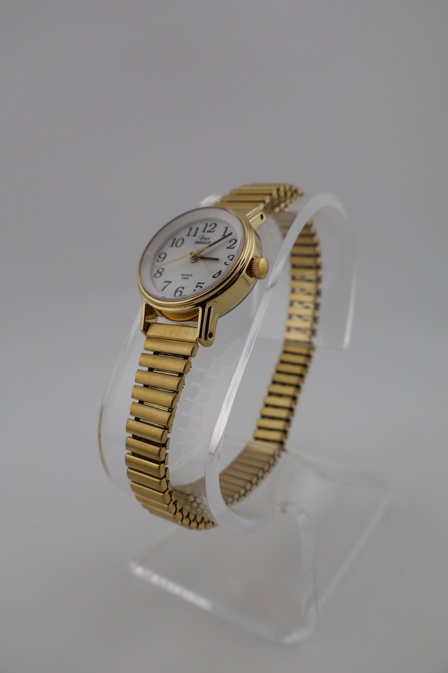 Vintage 1990s Timex Indiglo Gold-Tone Women's Watch
