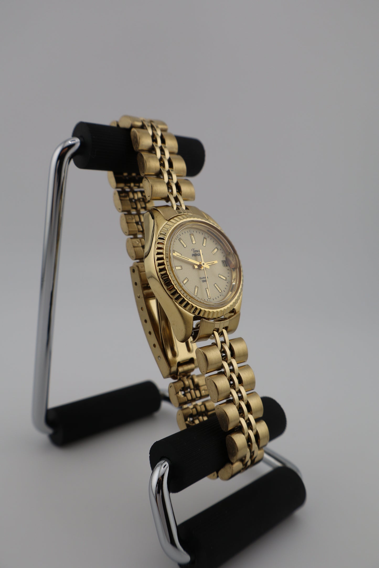 Vintage 1990's Timex Indiglo Gold-Tone Quartz Women's Watch