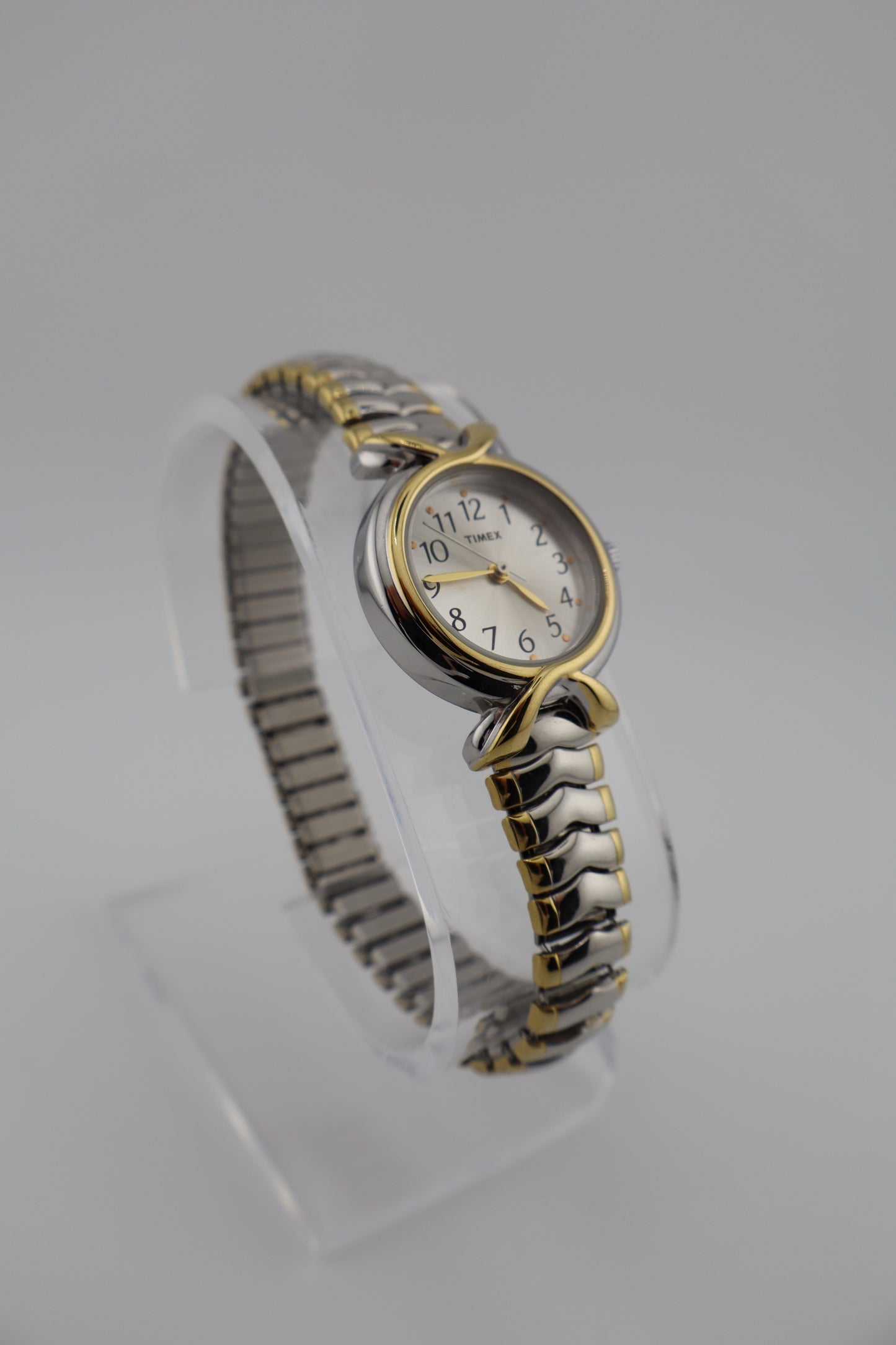 Vintage Timex 1990's Two-Tone Quartz Women's Watch w/ Expansion Band