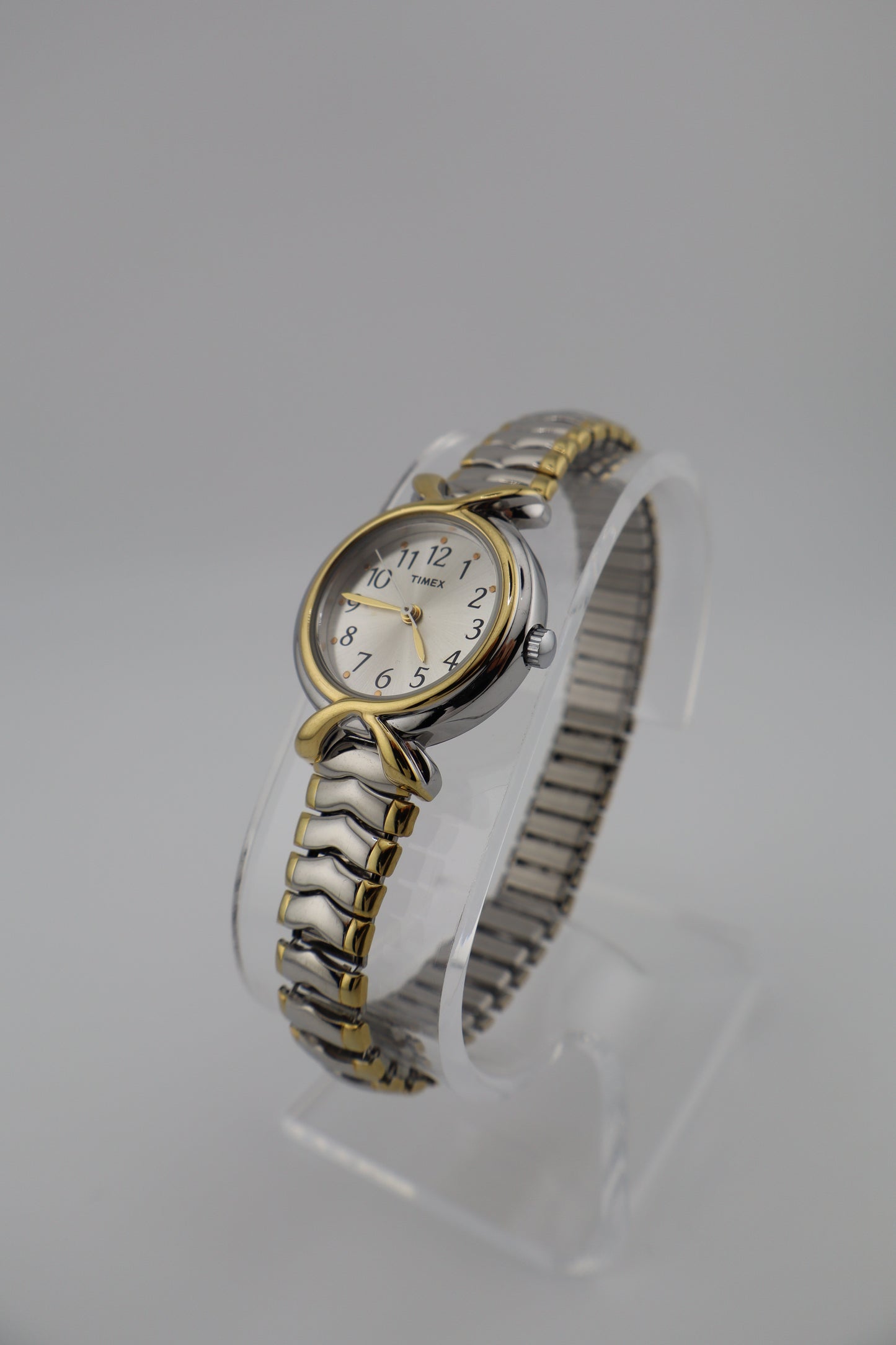 Vintage Timex 1990's Two-Tone Quartz Women's Watch w/ Expansion Band