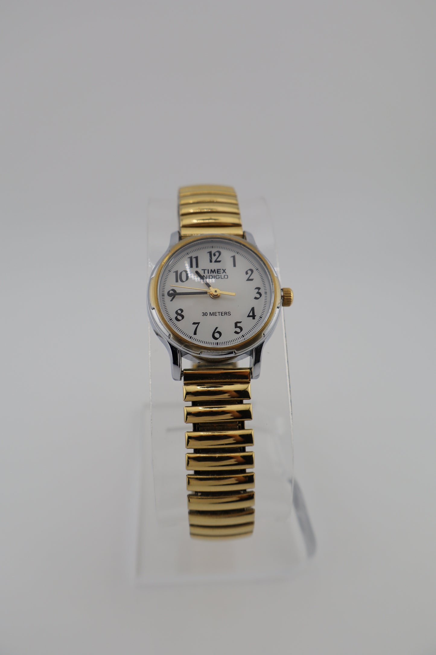 Vintage 1990s Timex Indiglo Two-Tone Quartz Women's Watch
