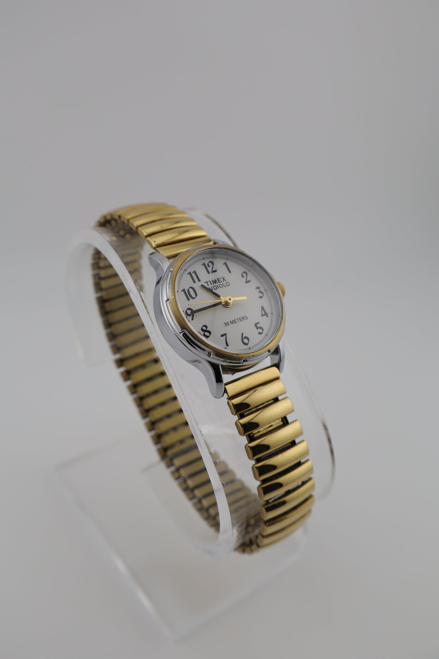Vintage 1990s Timex Indiglo Two-Tone Quartz Women's Watch