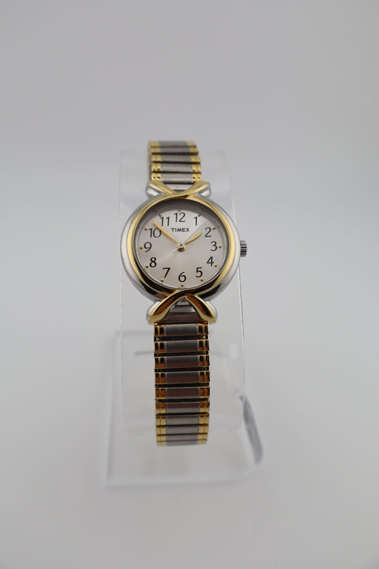 Vintage Timex Cavatina 1990's Two-Tone Quartz Women's Watch w/ Expansion Band