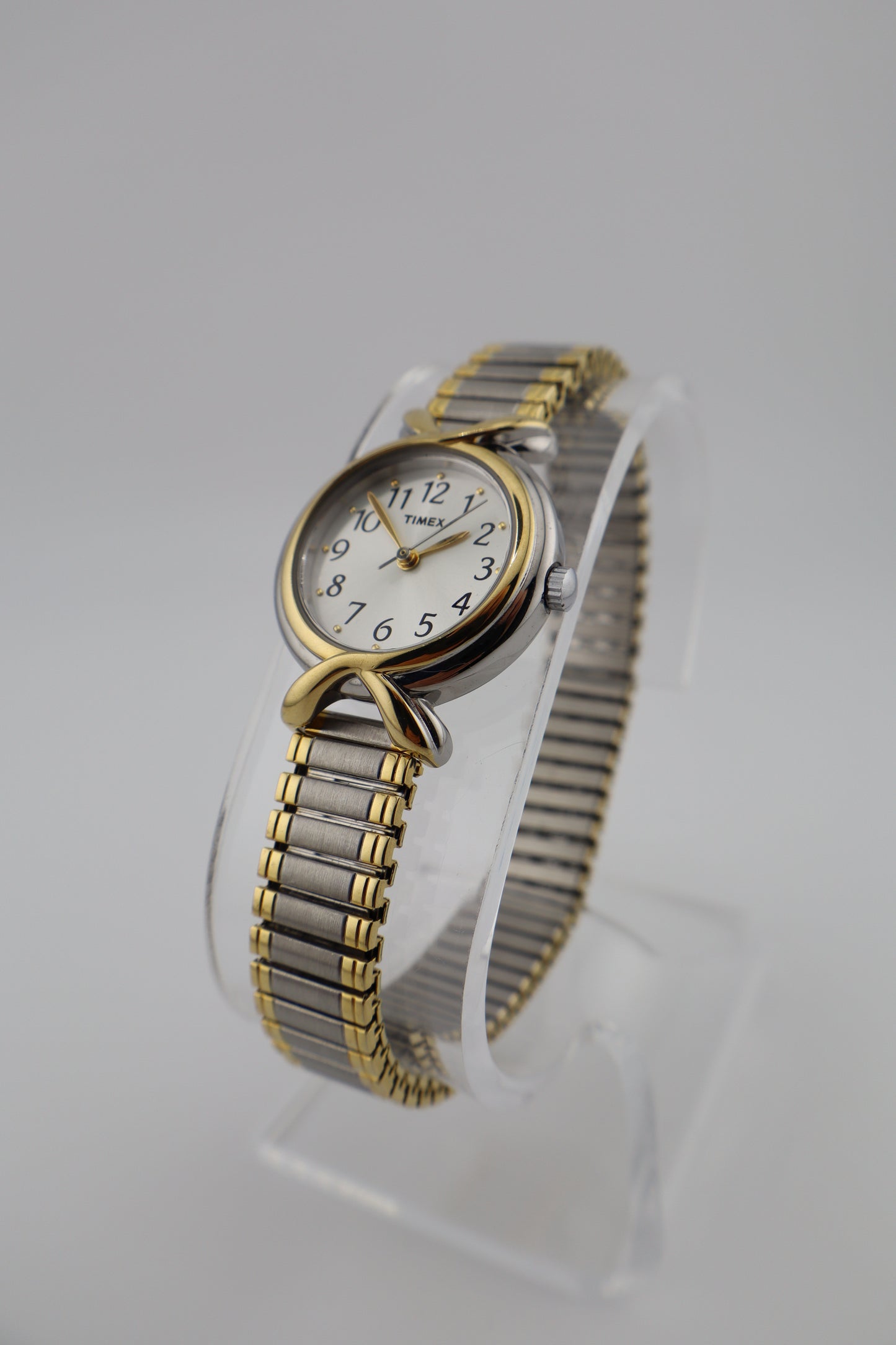 Vintage Timex Cavatina 1990's Two-Tone Quartz Women's Watch w/ Expansion Band