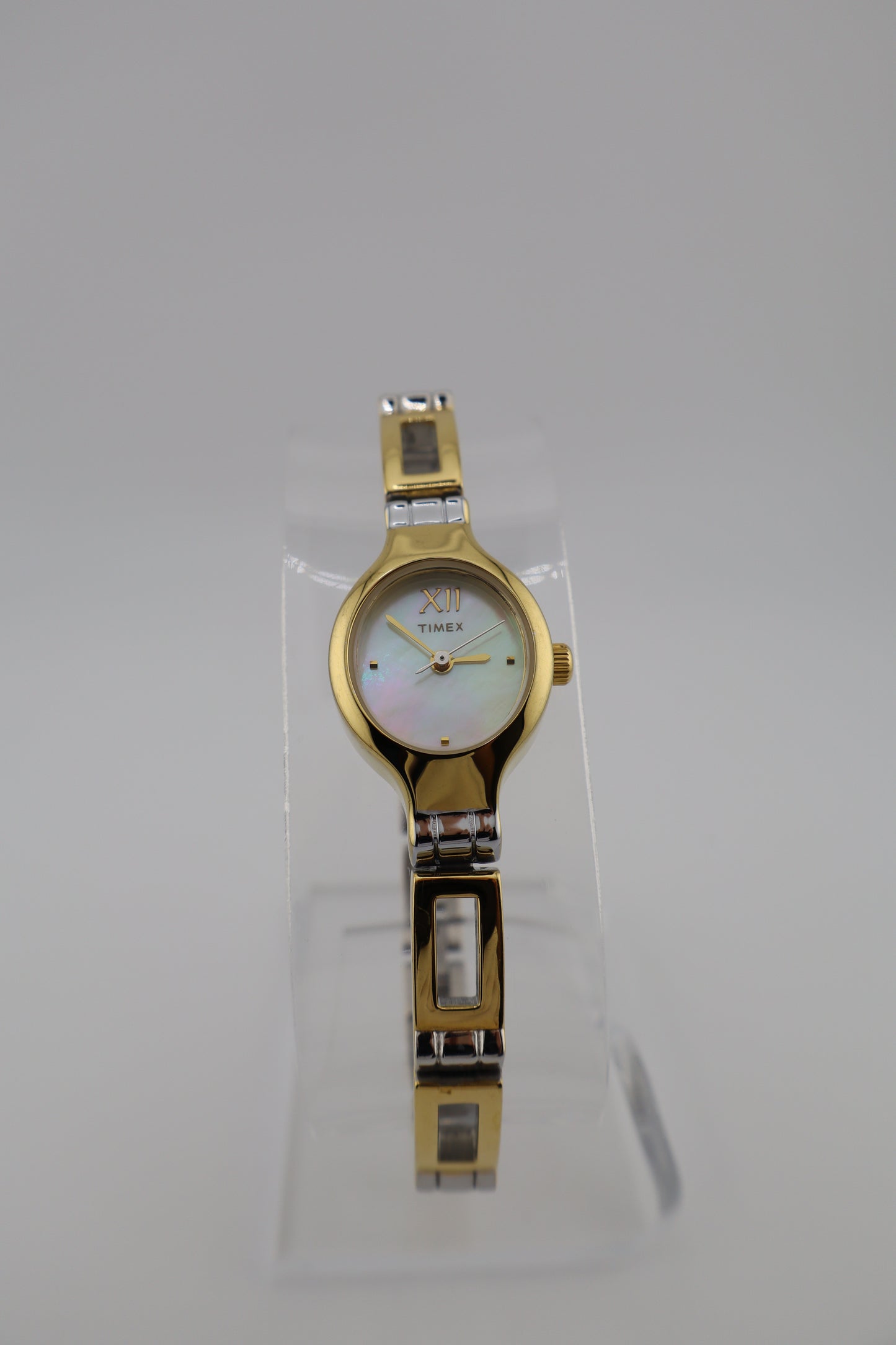 Timex J6 Two-Tone Mother-of-Pearl Dial Quartz Women's Watch