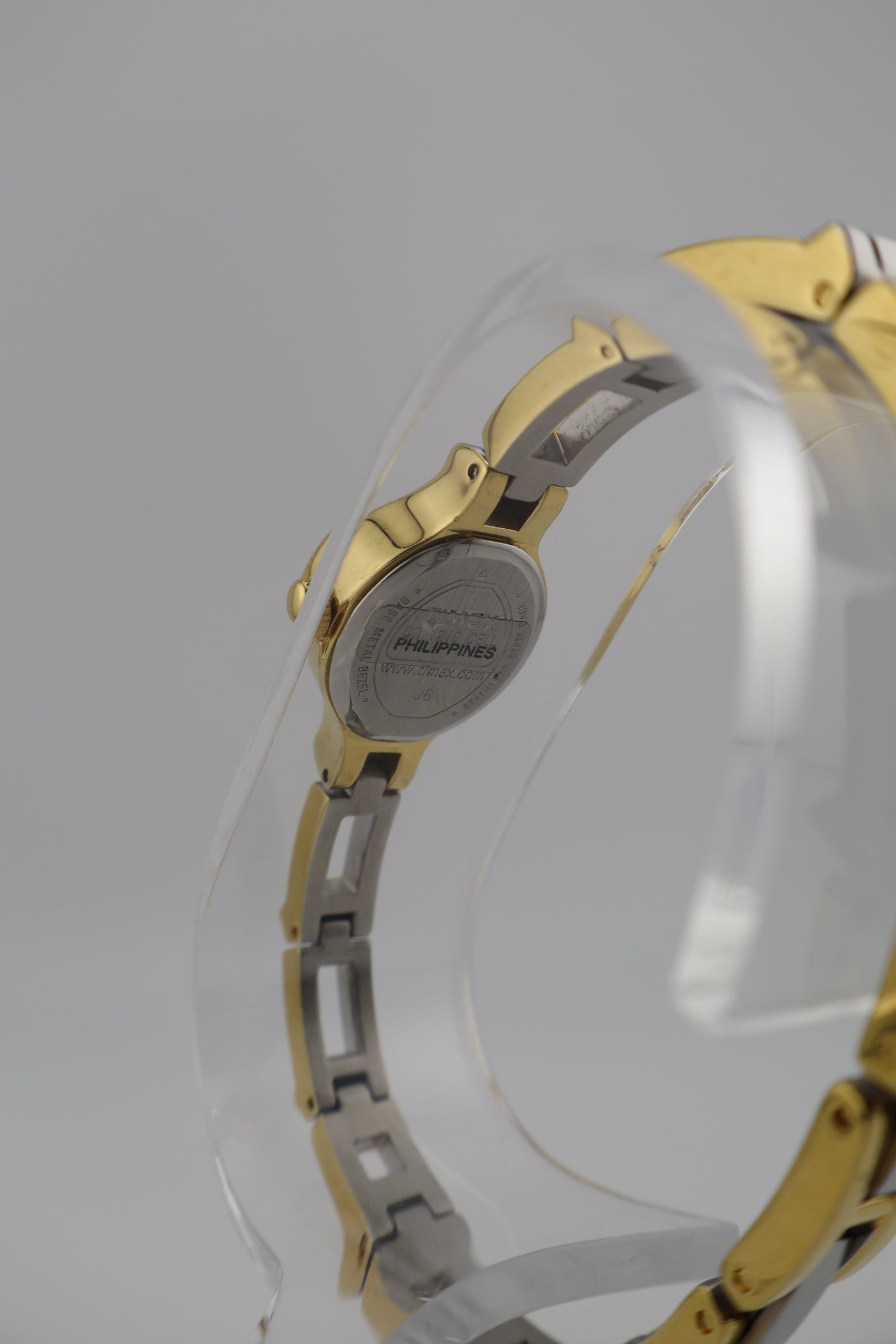 Timex J6 Two-Tone Mother-of-Pearl Dial Quartz Women's Watch