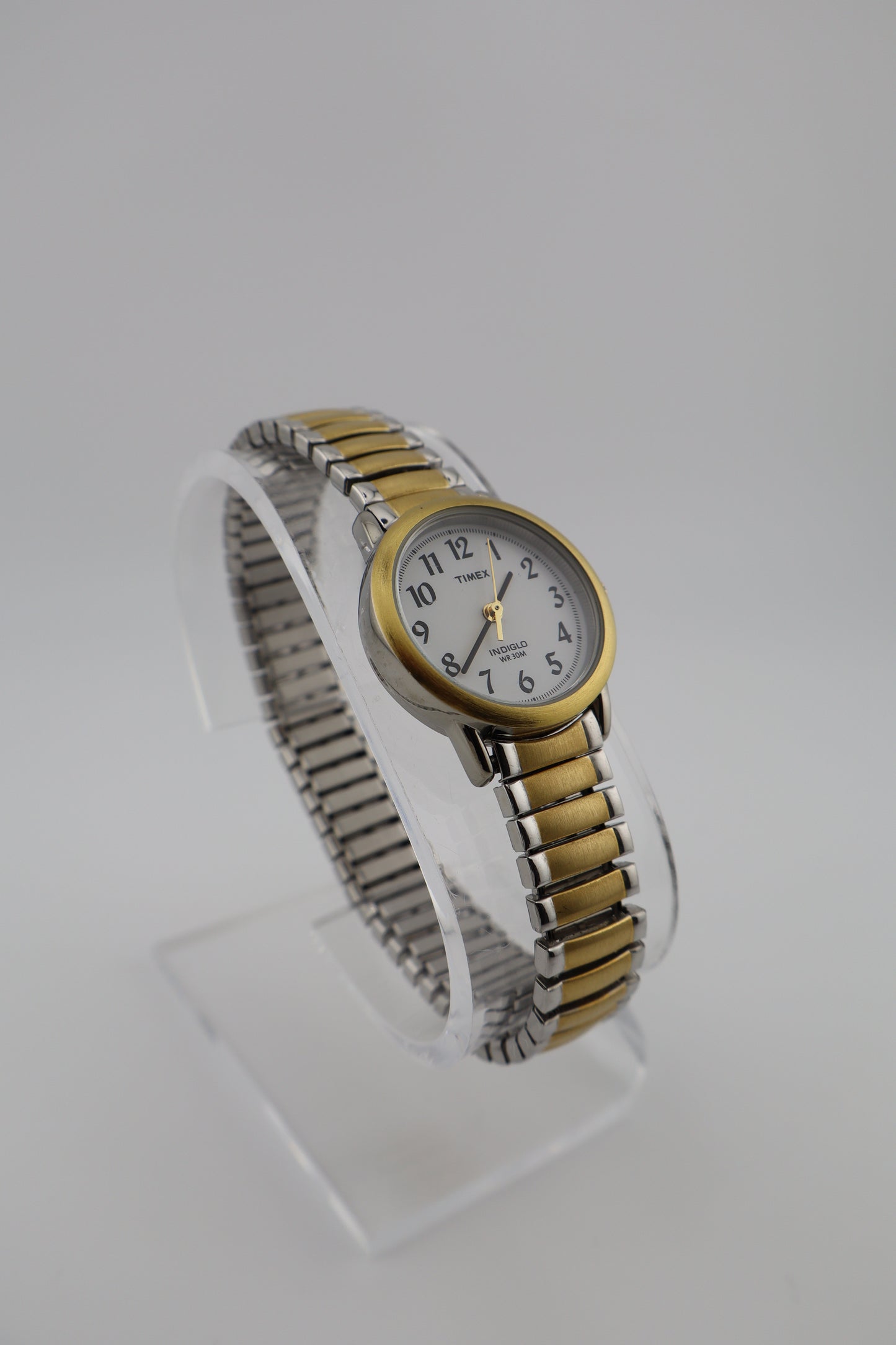 Vintage 1990s Timex Easy-Reader Indiglo Two-Tone Quartz Women's Watch