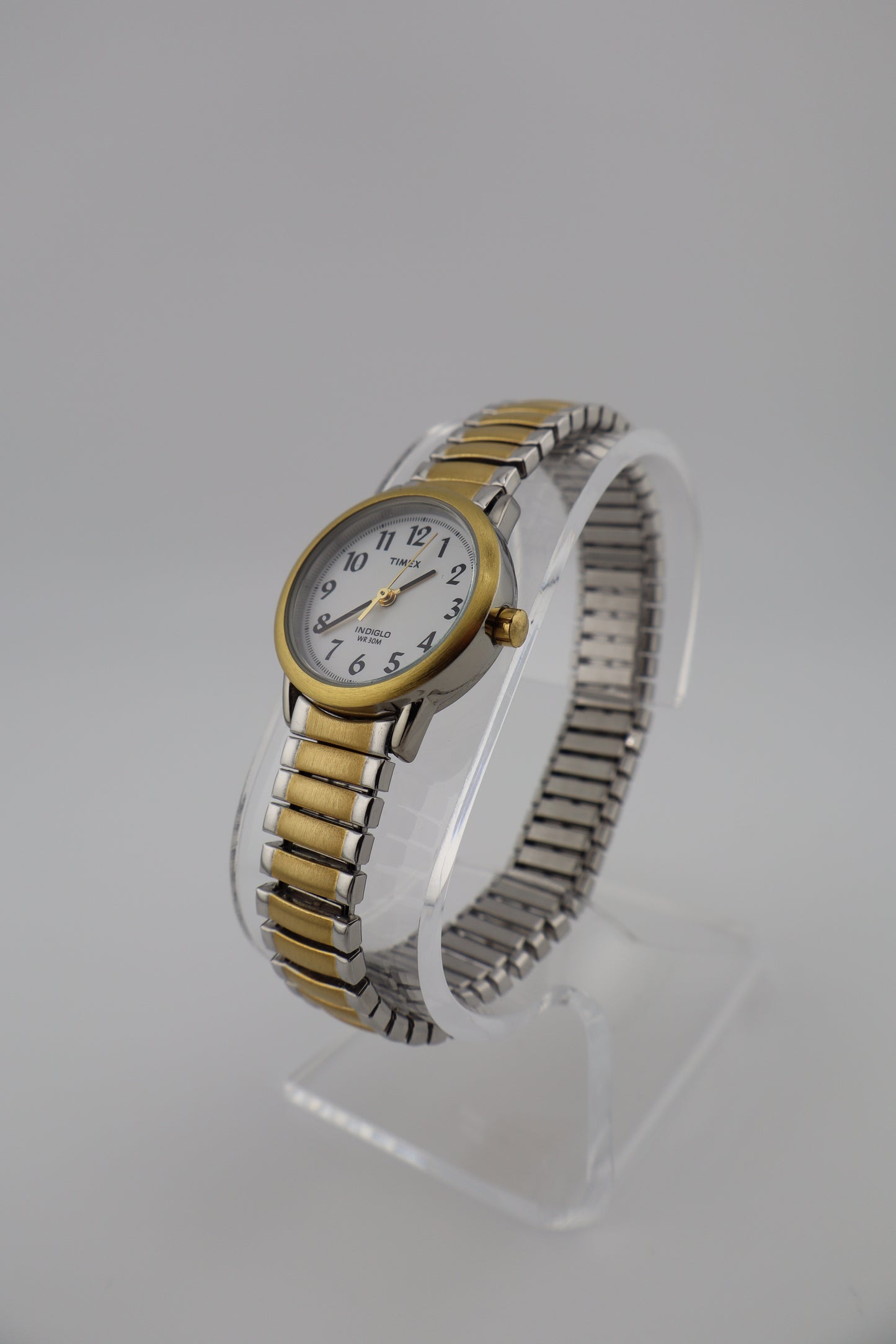 Vintage 1990s Timex Easy-Reader Indiglo Two-Tone Quartz Women's Watch