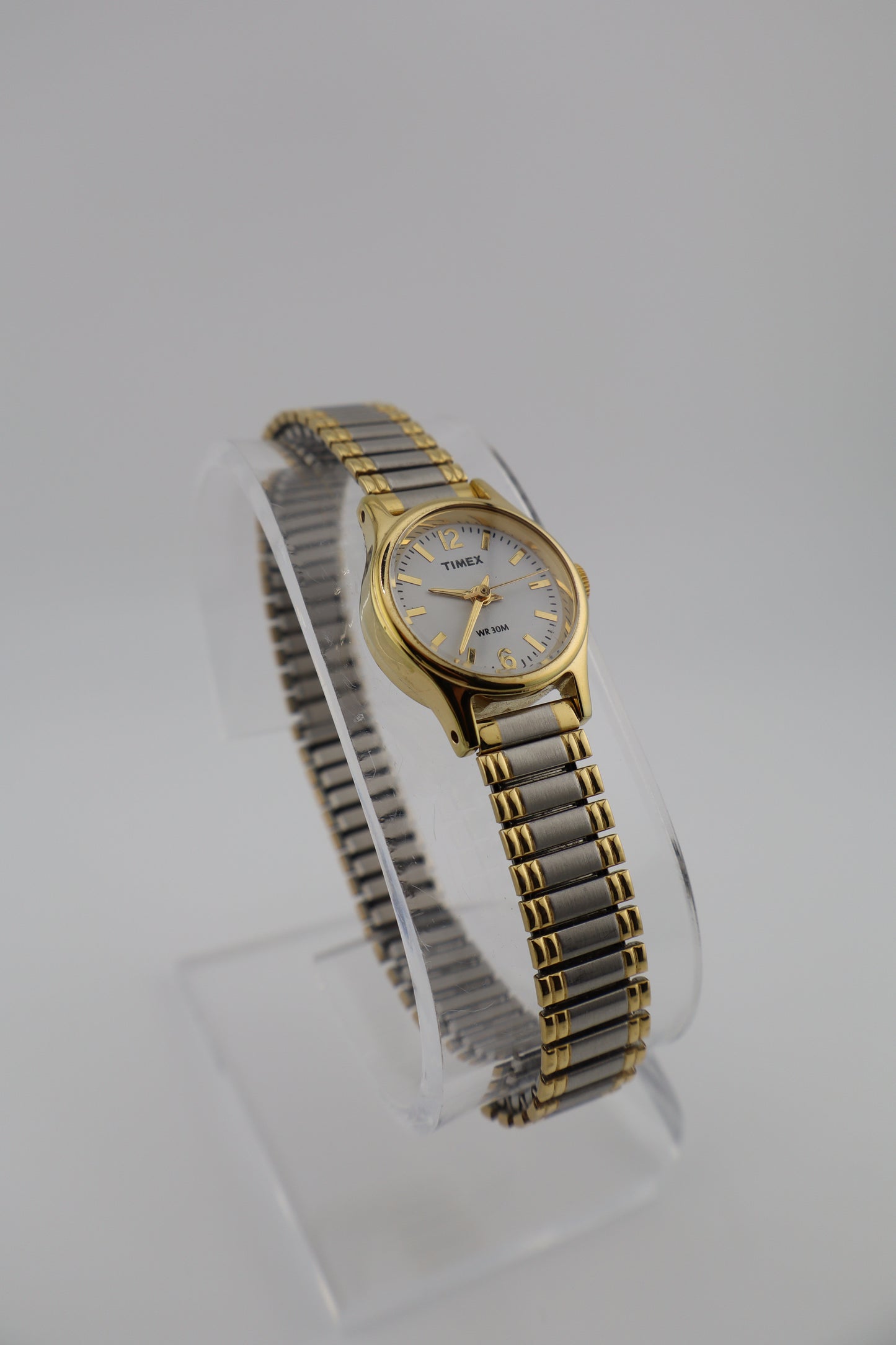Timex L5 Two-Tone Petite Quartz Women's Watch w/ Expansion Band