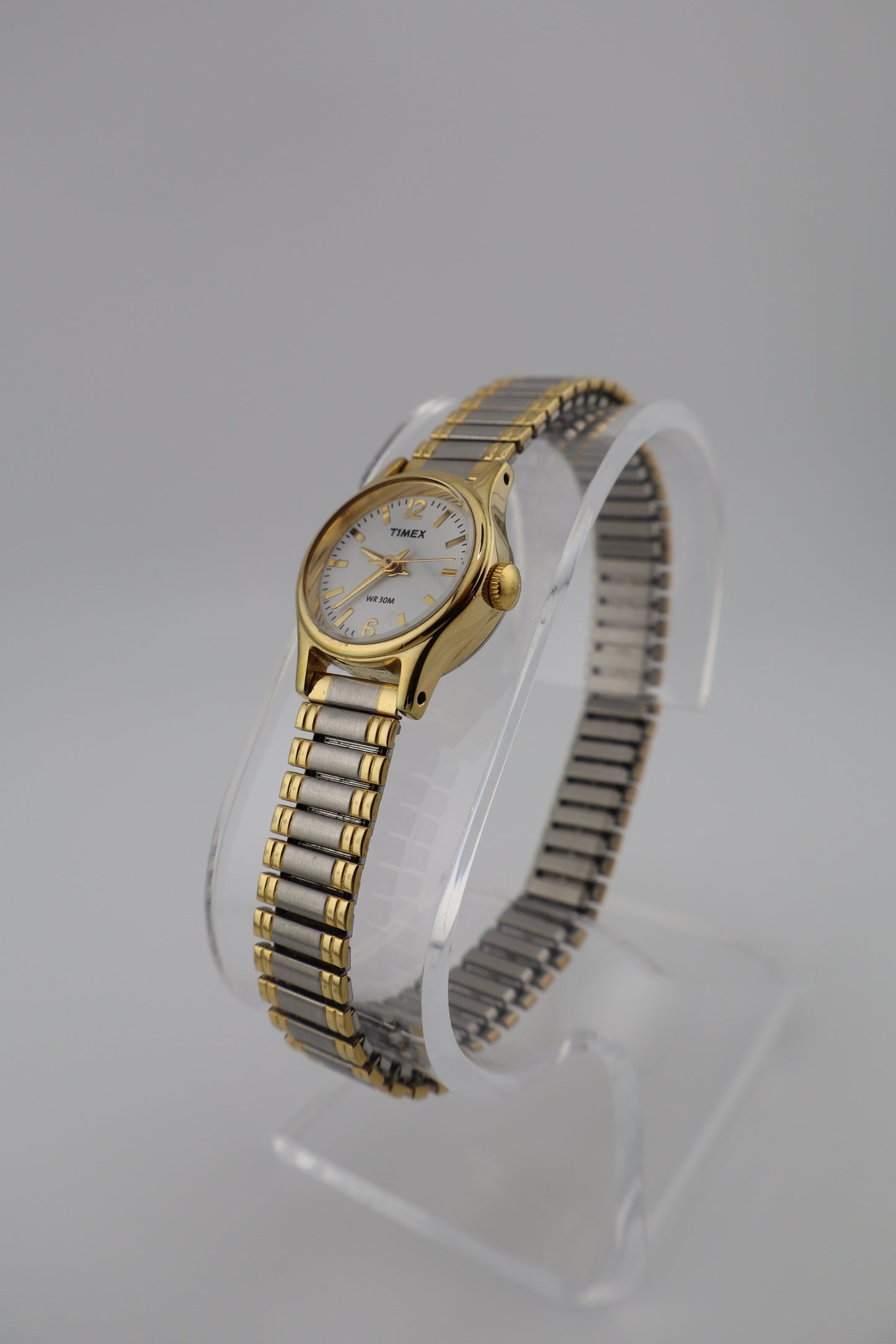 Timex L5 Two-Tone Petite Quartz Women's Watch w/ Expansion Band
