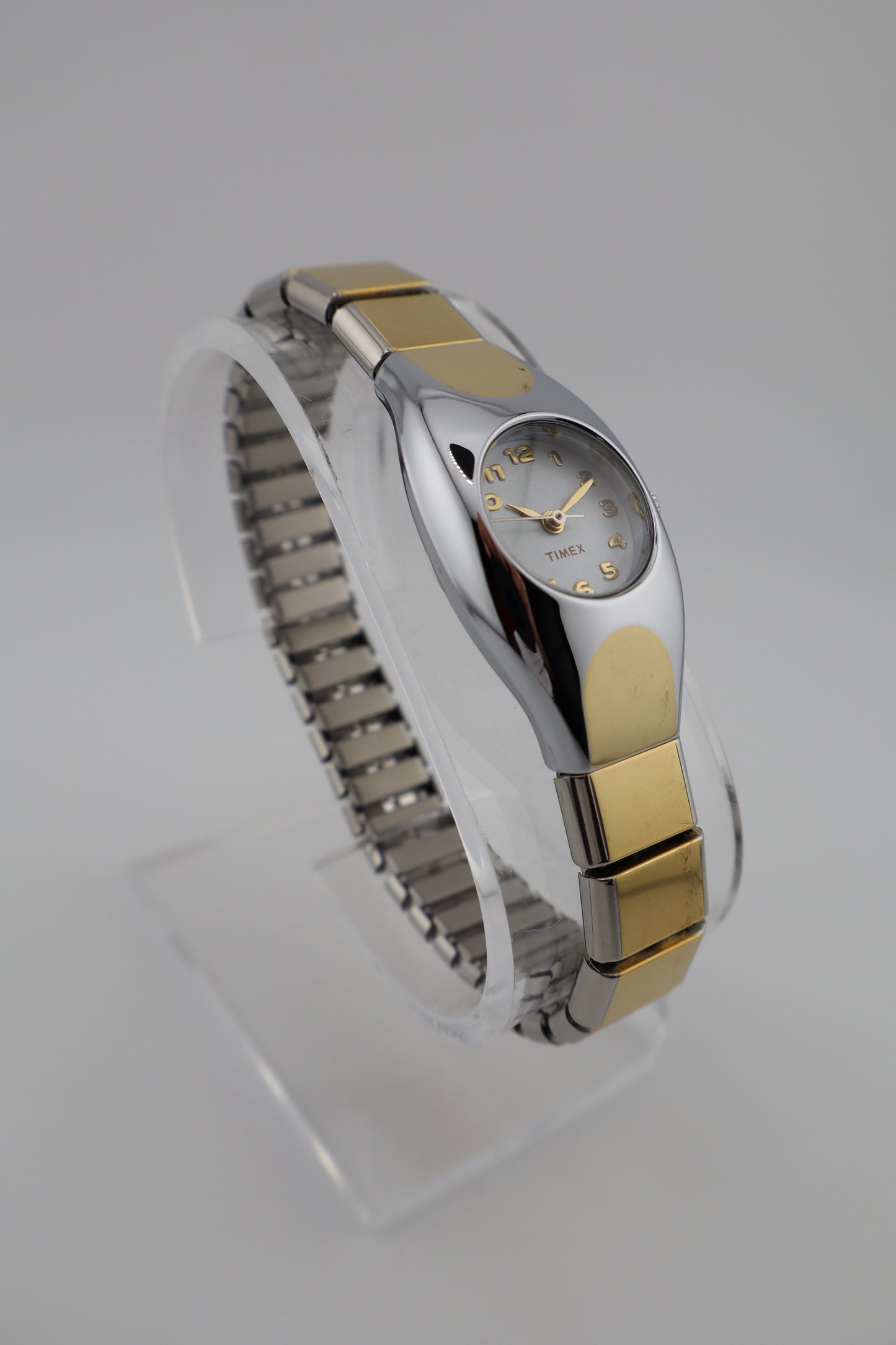 Vintage Timex 1990's Two-Tone Quartz Women's Watch w/ Expansion Band