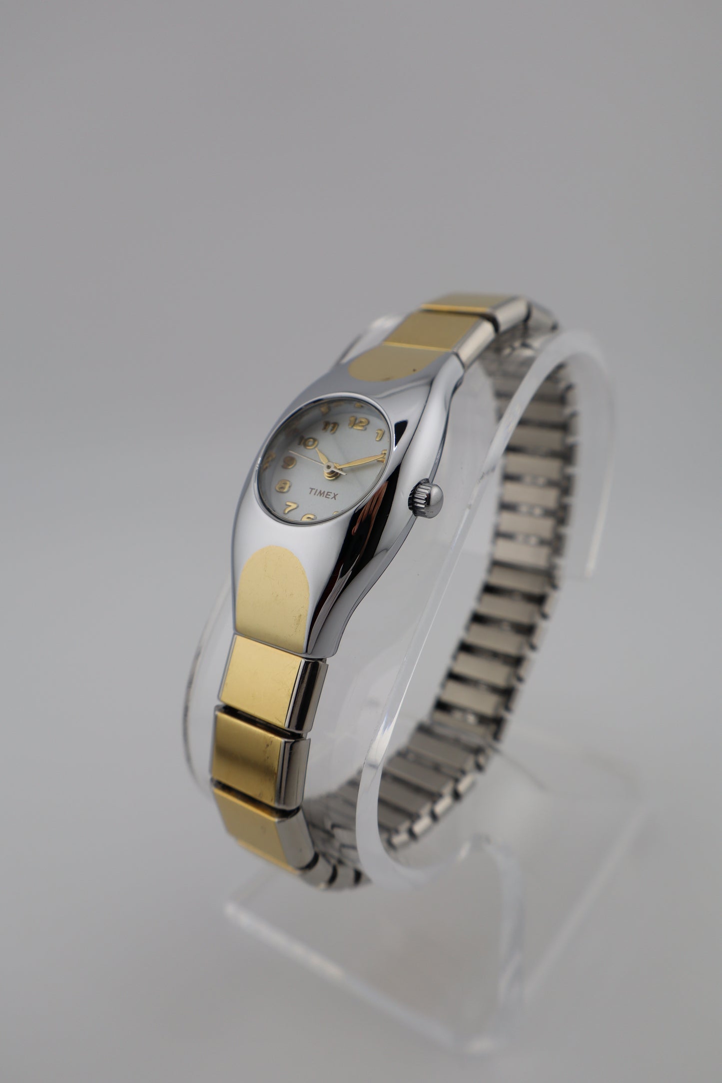 Vintage Timex 1990's Two-Tone Quartz Women's Watch w/ Expansion Band