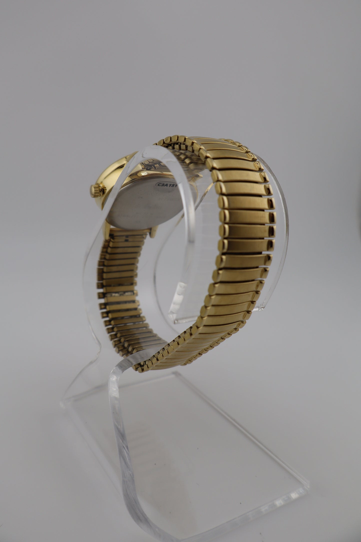 Carriage Indiglo Gold-Tone Quartz Women's Watch w/ Expansion Band