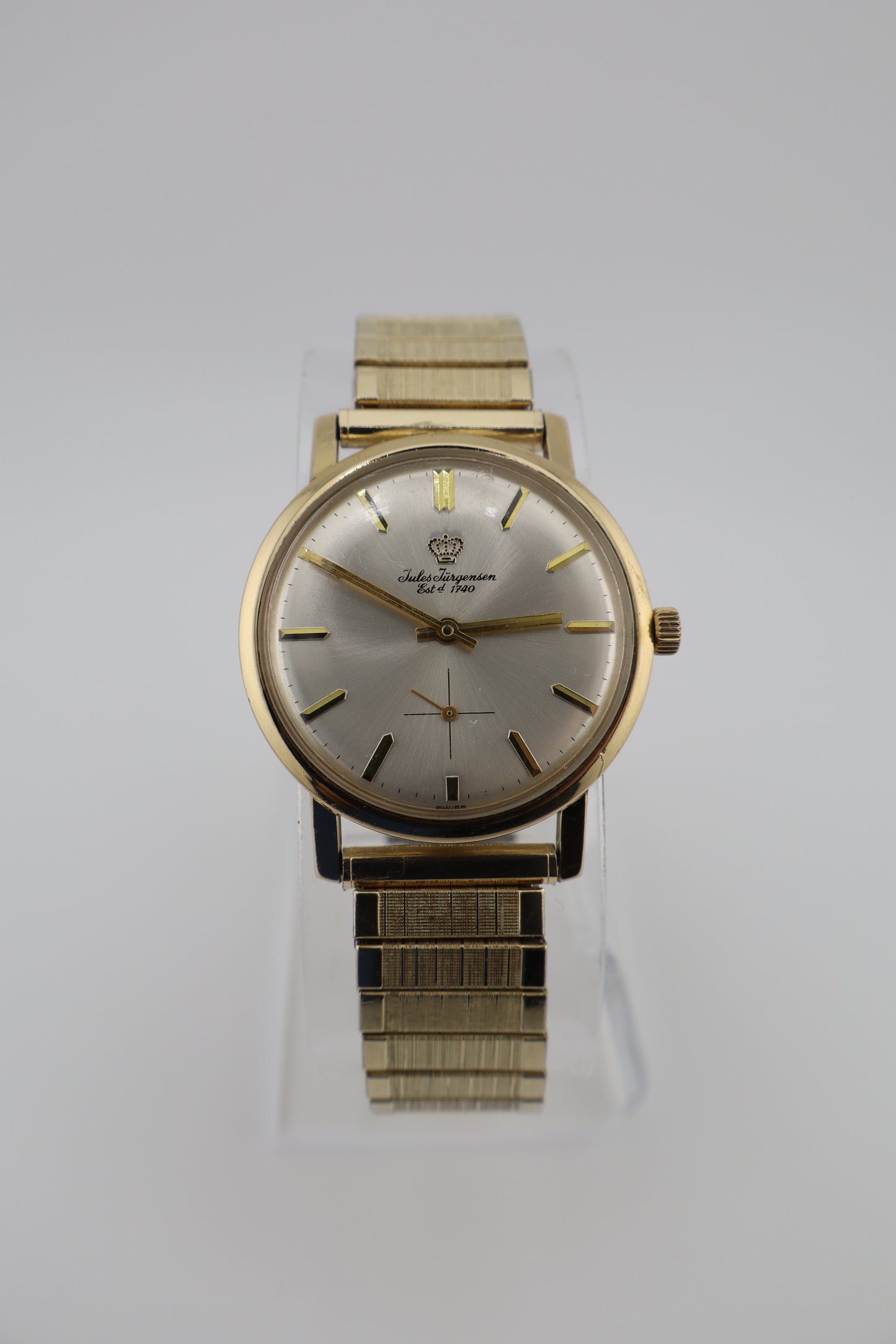 Vintage Jules Jurgensen 10KGF 17-Jewel Manual Wind Men's Watch - Great Condition