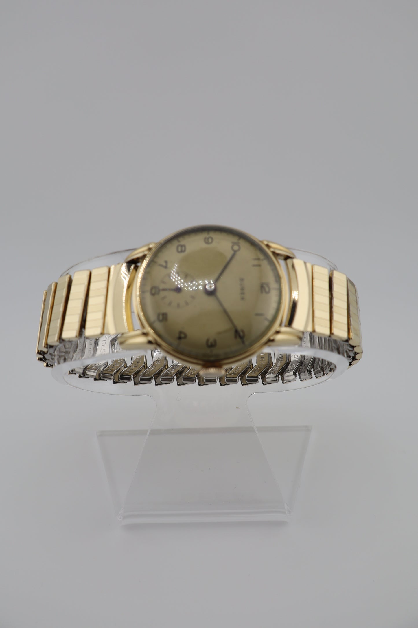 Vintage 1960's Buren 10K Gold Filled Manual Wind Swiss Men's Watch