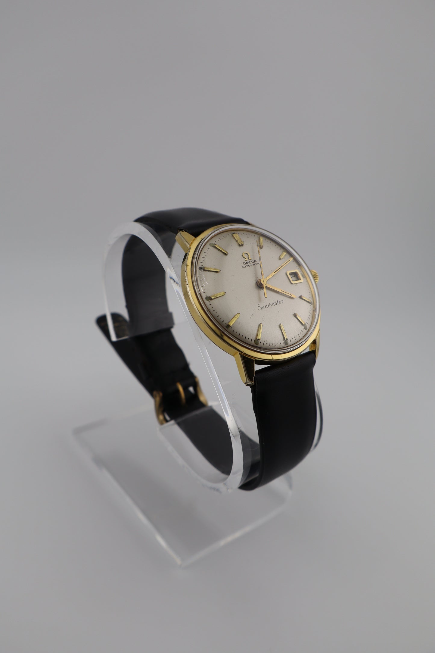 Vintage Omega Seamaster Ref. 166.001 Cal. 562 Gold Plated Men's Watch