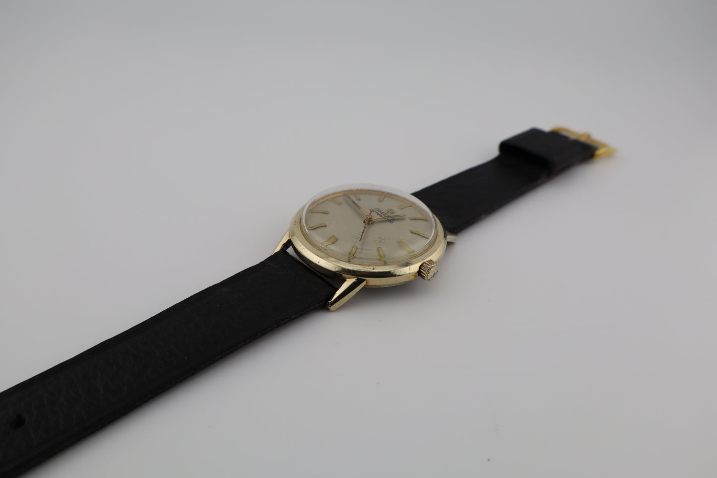 Vintage Omega 1964 10KGF LU6304 Cal. 550 Automatic Men's Watch - NOS Leather Band