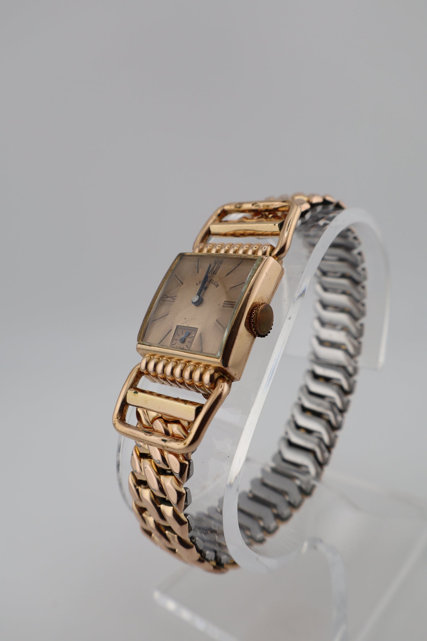 Vintage Lord Elgin 1953 Driver's Watch Cal. 559 14K Gold Plated - Original Box