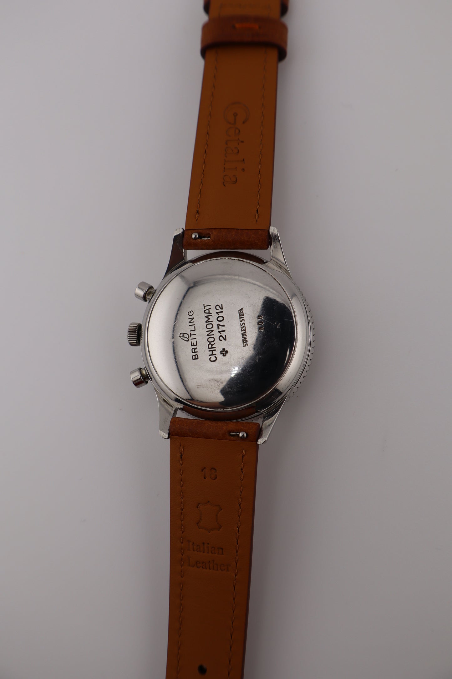 Vintage Breitling Chronomat Ref. 808 C. 1965 Venus 175 Manual-Wind Men's Watch