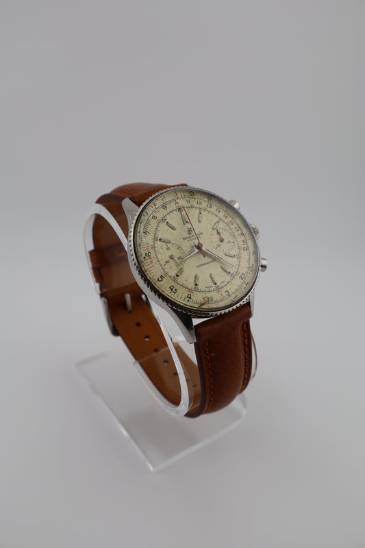 Vintage Breitling Chronomat Ref. 808 C. 1965 Venus 175 Manual-Wind Men's Watch