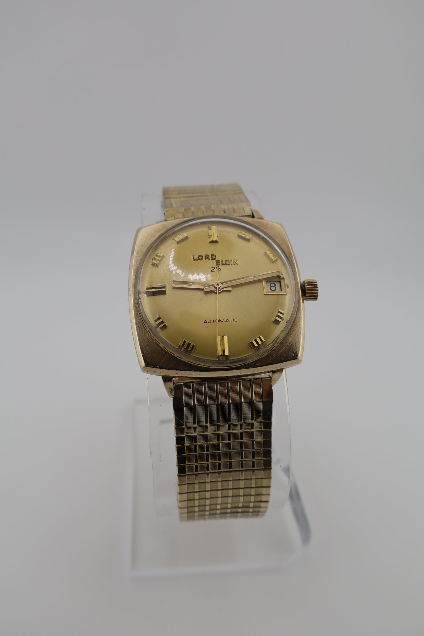 Vintage Lord Elgin 25 Jewel 10KGF 1960s Automatic Men's Watch - Great Condition