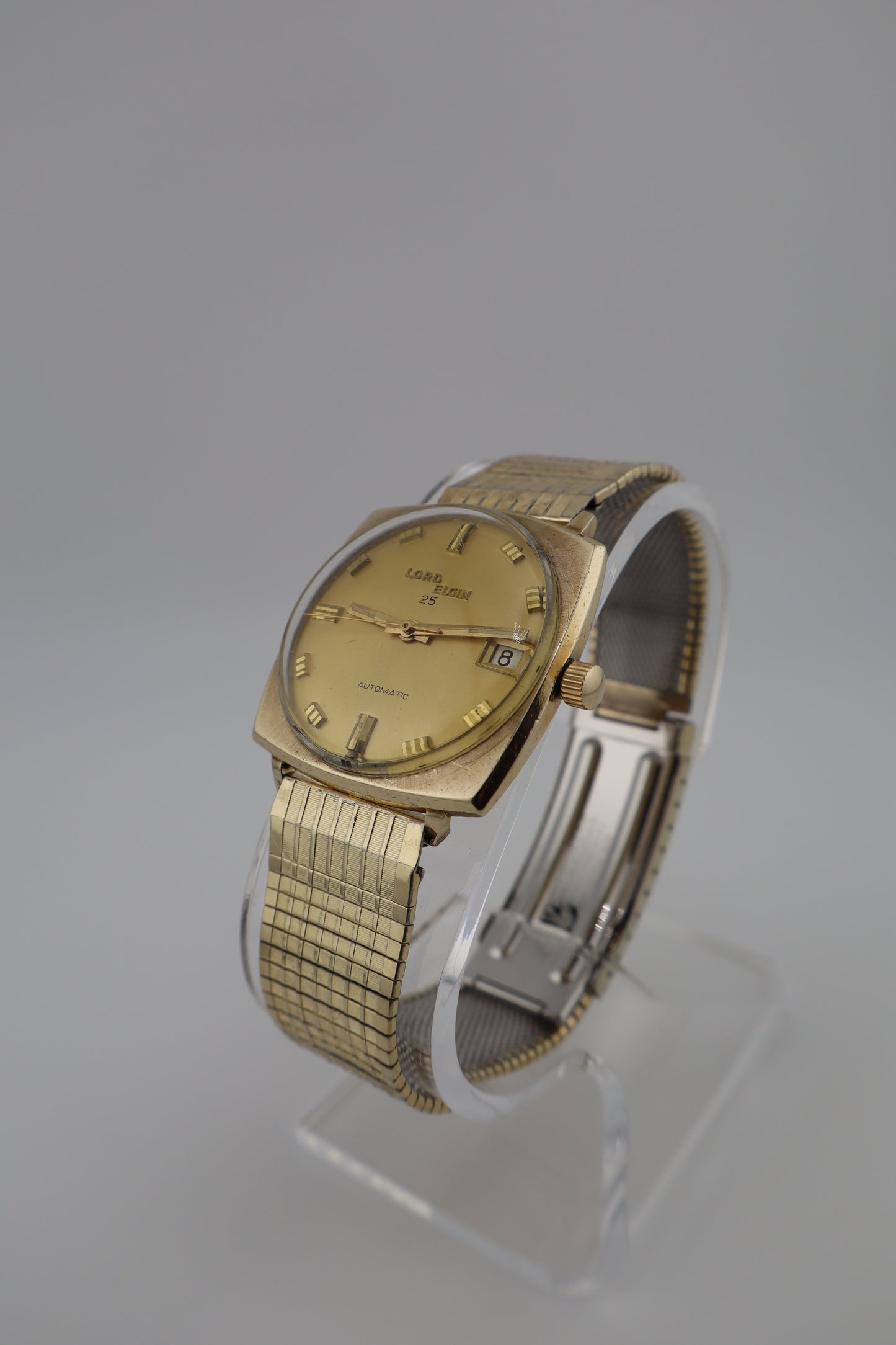 Vintage Lord Elgin 25 Jewel 10KGF 1960s Automatic Men's Watch - Great Condition