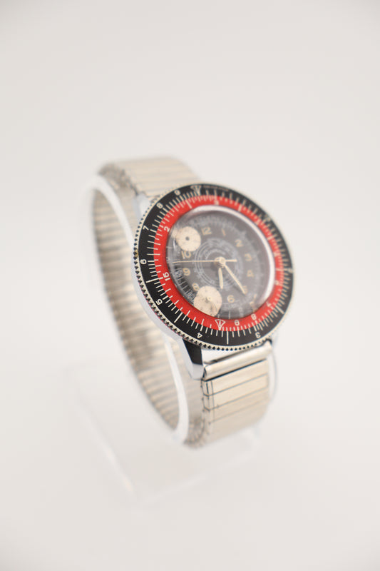 Vintage 1955 Lucerne Sport "Calculator" Swiss Movement Men's Watch - Not Working