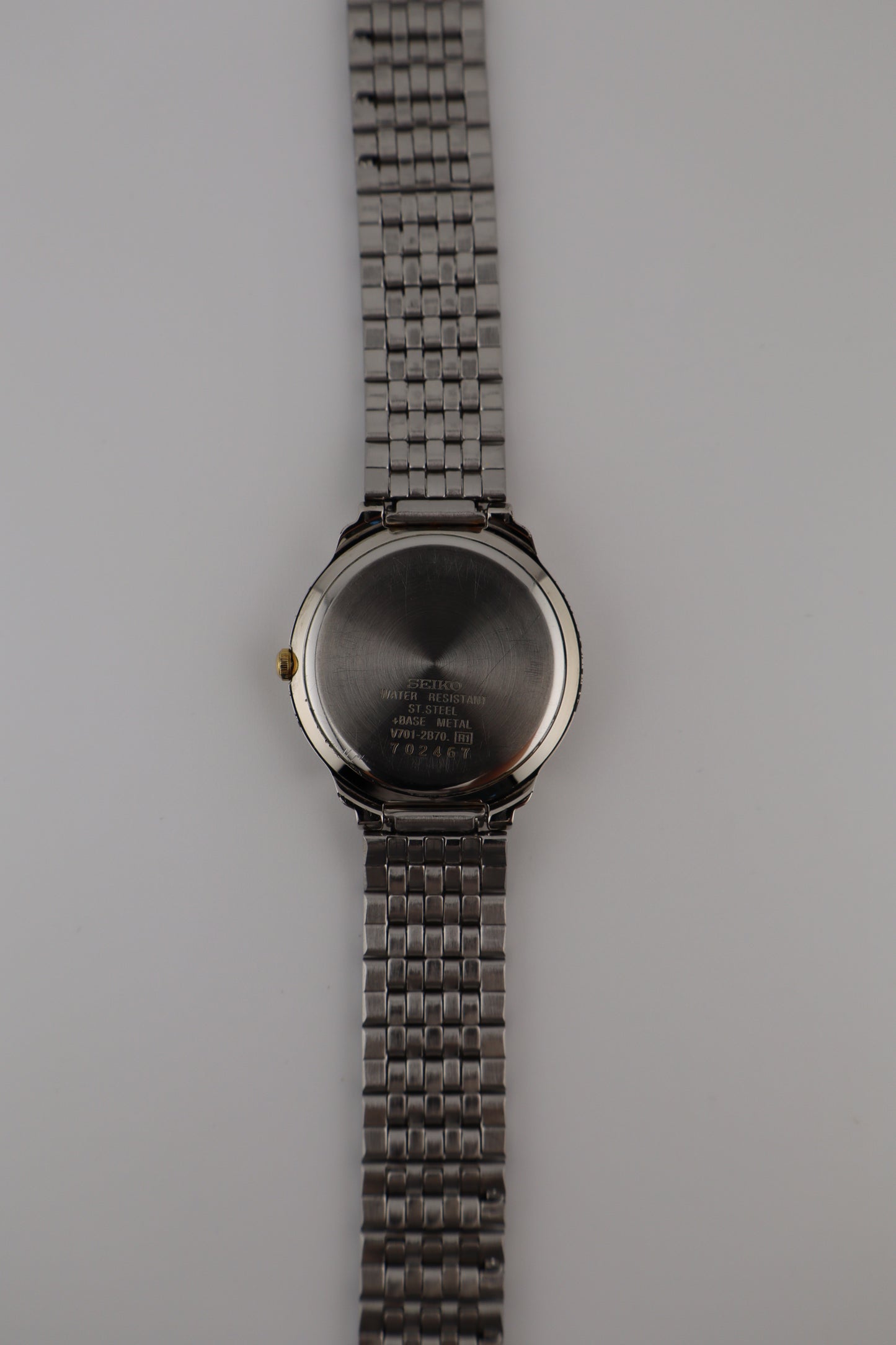 Vintage Seiko Women's 32mm Stainless Steel Two-Tone Quartz Watch V701-2V70