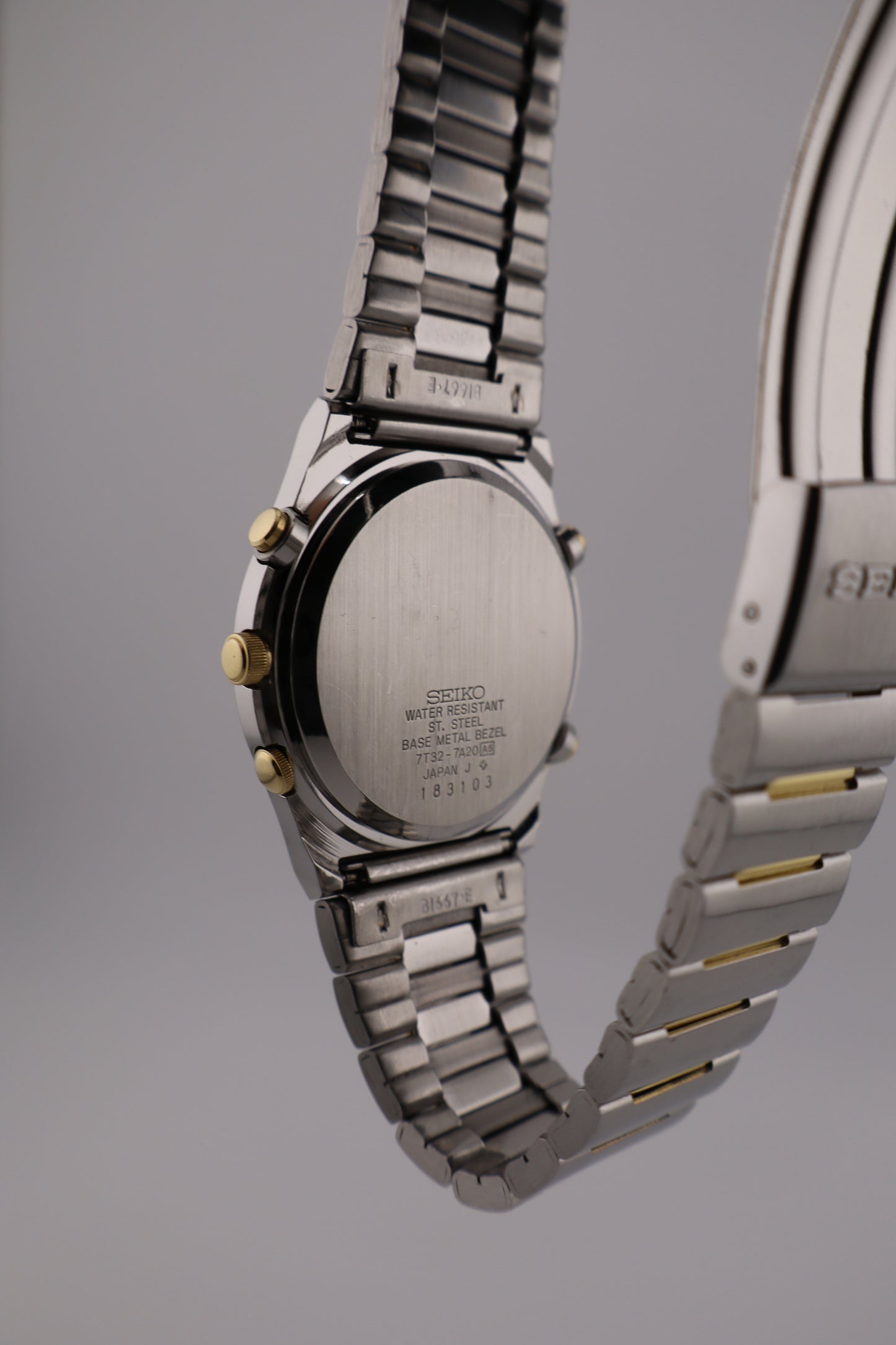 Vintage Seiko 1991 Chronograph Ref. 7T32-7A20 Quartz Men's Watch