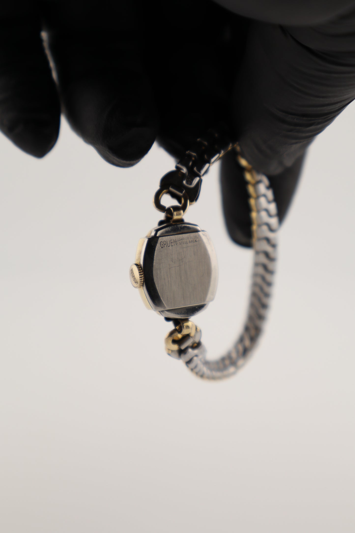 Vintage 1940-50s Gruen Curvex Deco Manual Wind 10K RGP Women's Watch