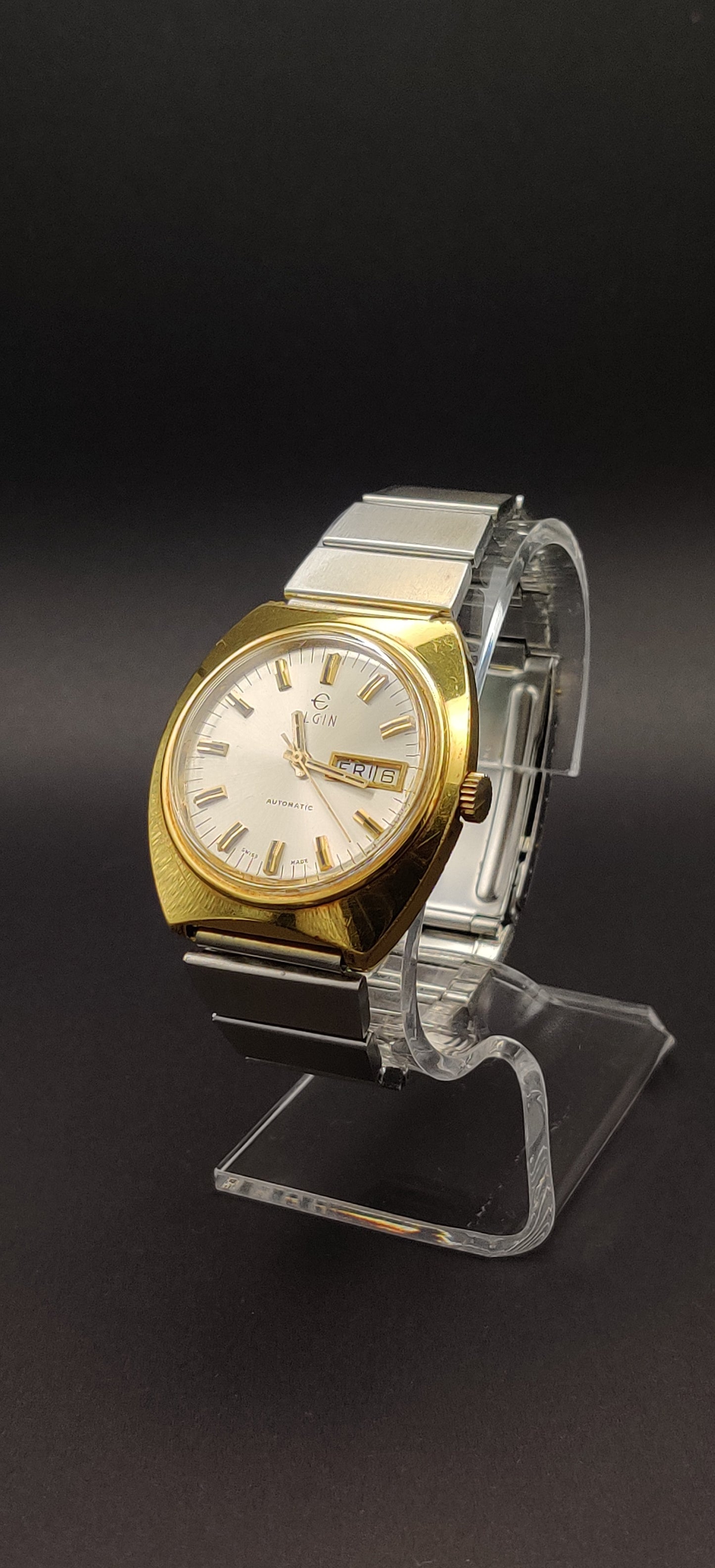 *RARE* Vintage Elgin 1986 Automatic Swiss Men's Watch