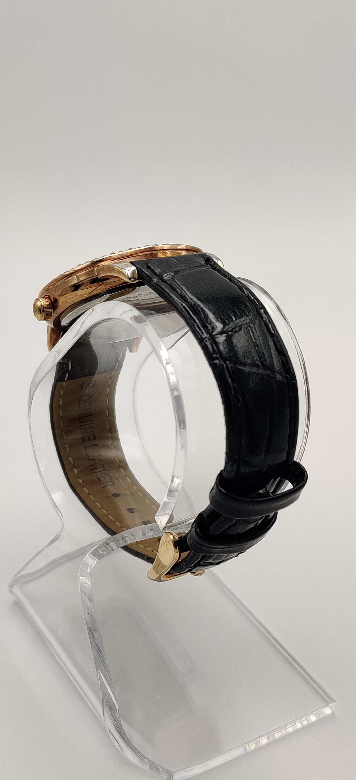August Steiner Crystal Bezel Women's Watch