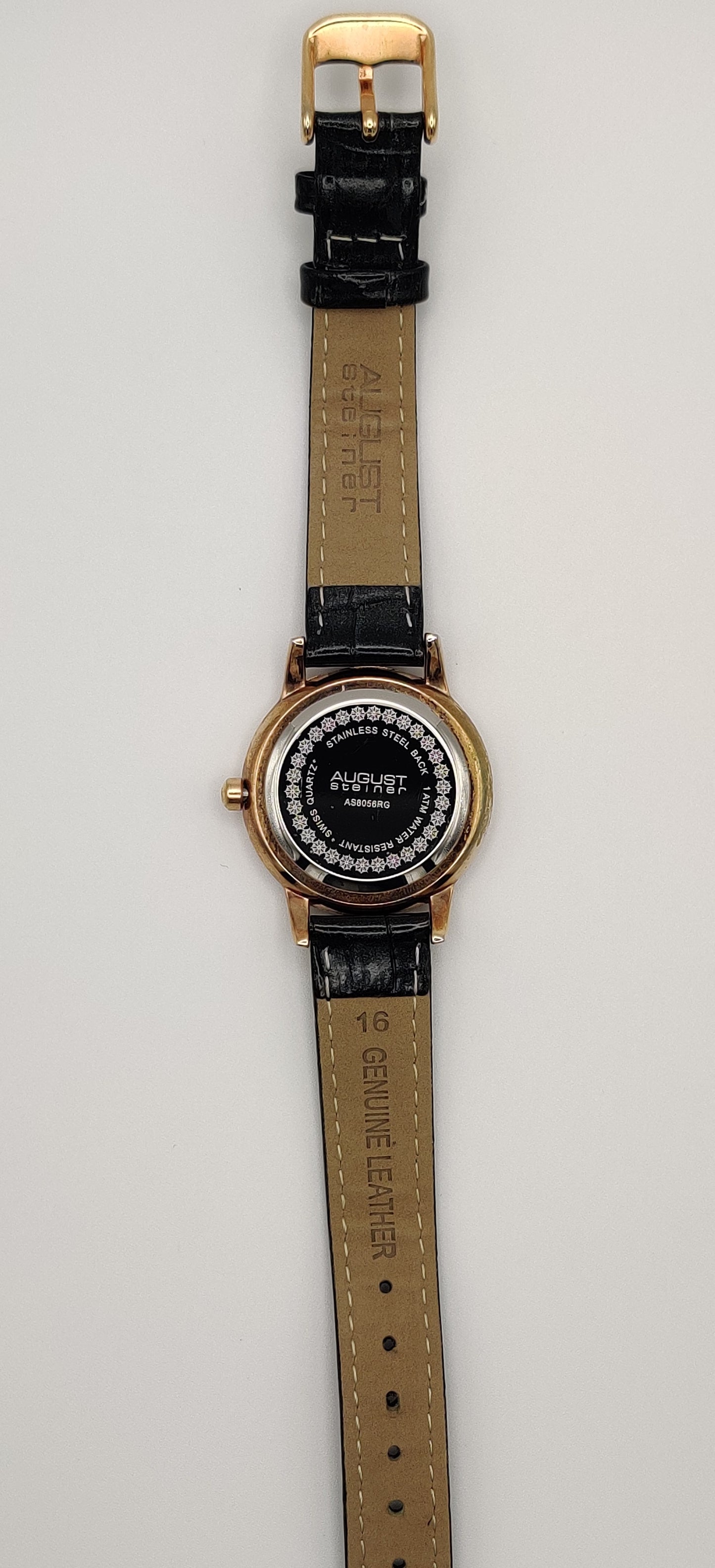 August Steiner Crystal Bezel Women's Watch