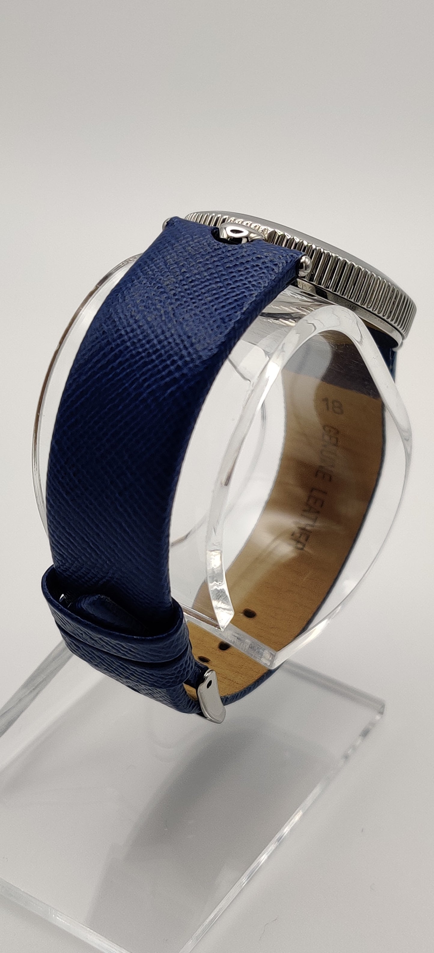August Steiner Silver-Tone Oval Women's Watch