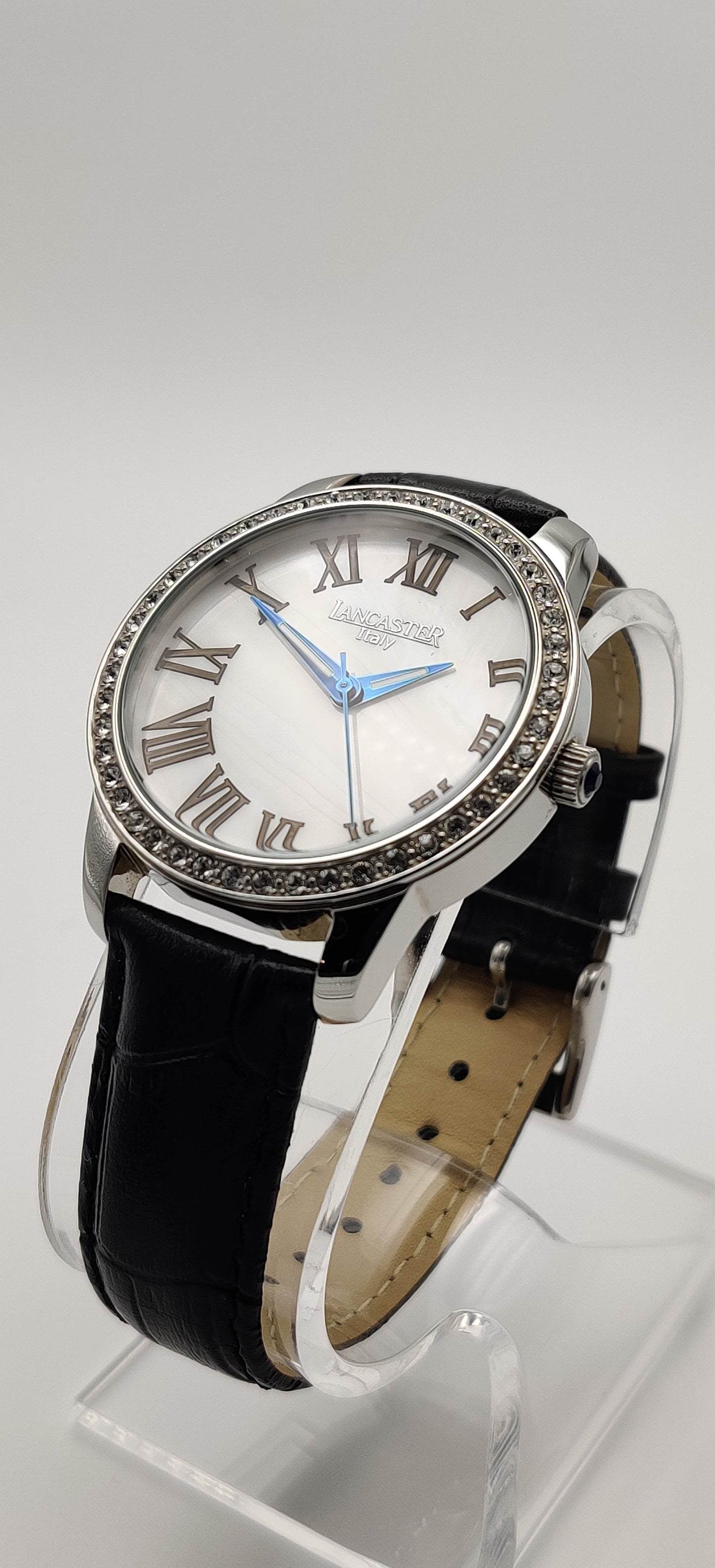 Lancaster Italian Crystal Bezel Women's Watch