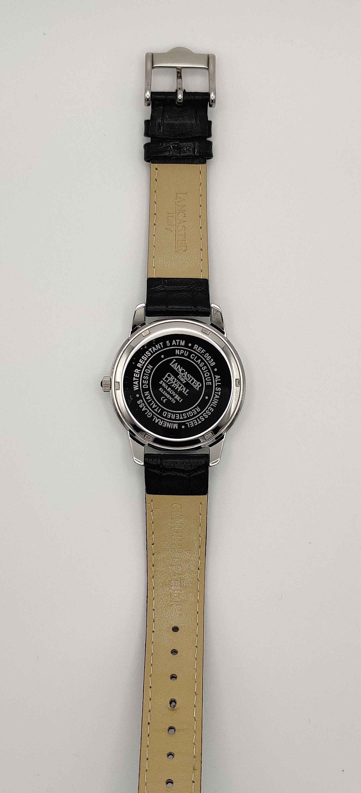 Lancaster Italian Crystal Bezel Women's Watch