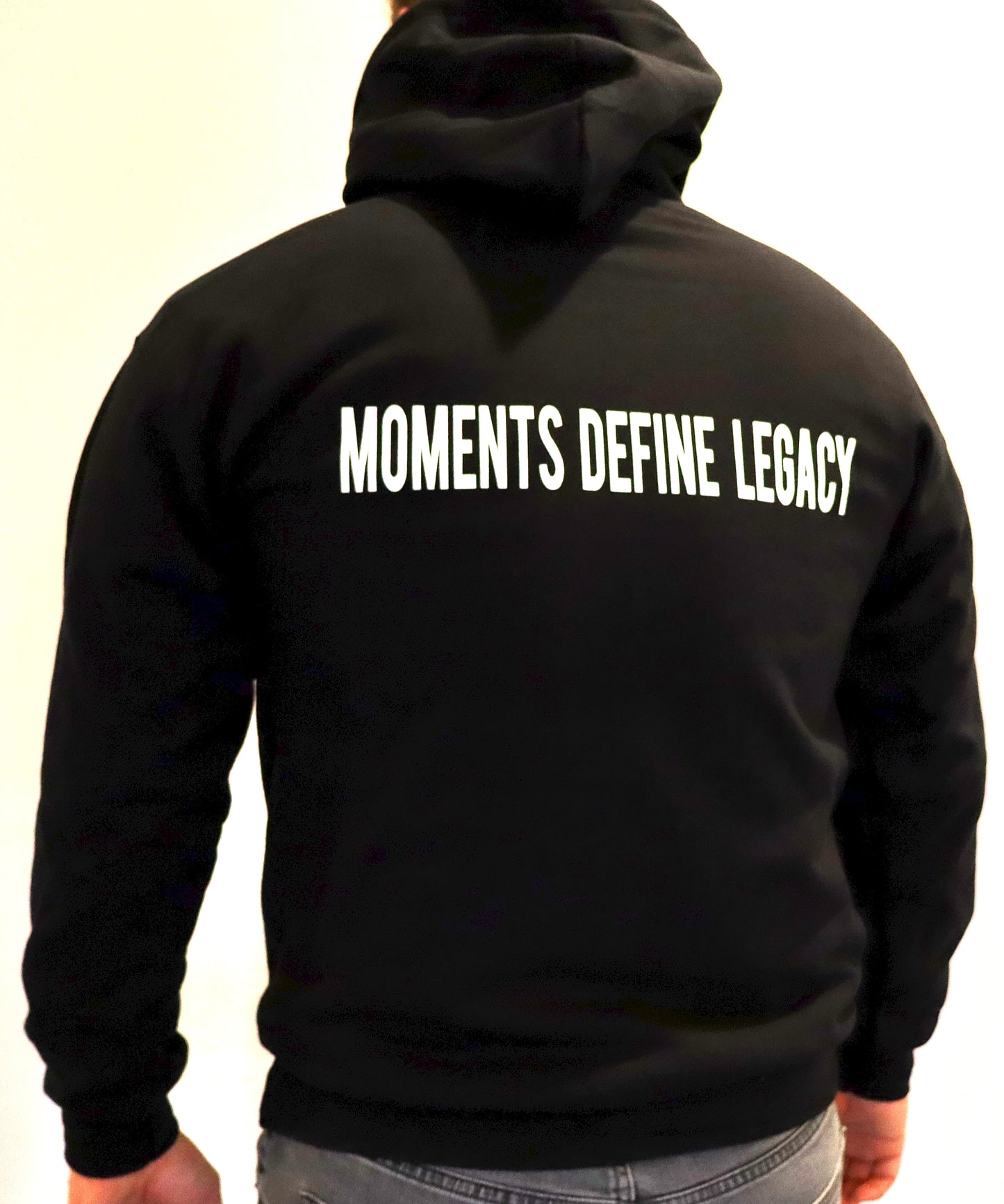 Ralius Enterprises Black Hoodie - "Moments Define Destiny" Collection