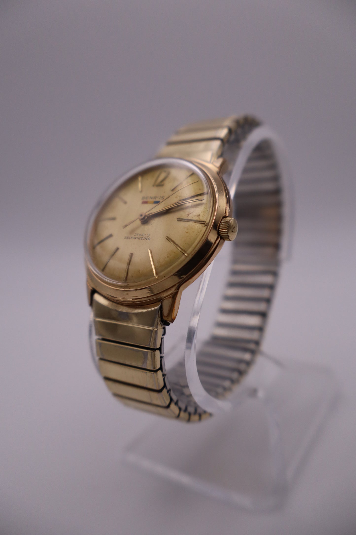 Vintage Benrus 10K Gold Electroplated 39 Jewel Men's Watch