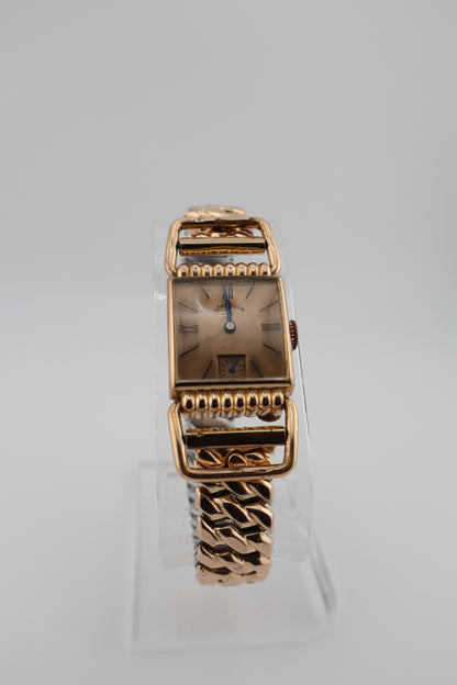 Vintage Lord Elgin 1953 Driver's Watch Cal. 559 14K Gold Plated - Original Box