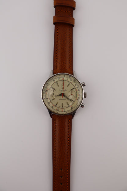 Vintage Breitling Chronomat Ref. 808 C. 1965 Venus 175 Manual-Wind Men's Watch