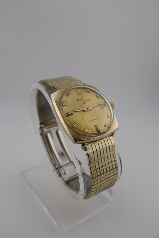 Vintage Lord Elgin 25 Jewel 10KGF 1960s Automatic Men's Watch - Great Condition