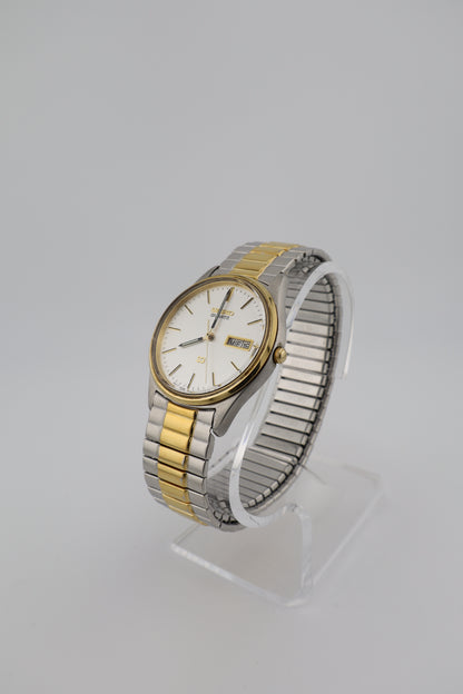 Vintage Seiko 1989 SQ Quartz Men's Date Date 5Y23-8049