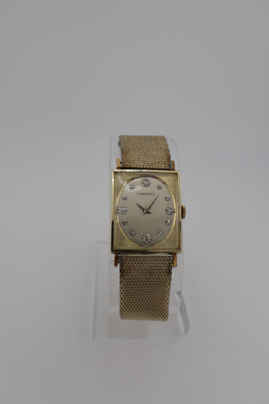 Vintage 1950s Longines Tuxedo 10KGF Manual-Wind Men's Watch