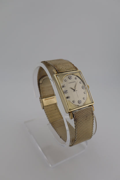 Vintage 1950s Longines Tuxedo 10KGF Manual-Wind Men's Watch