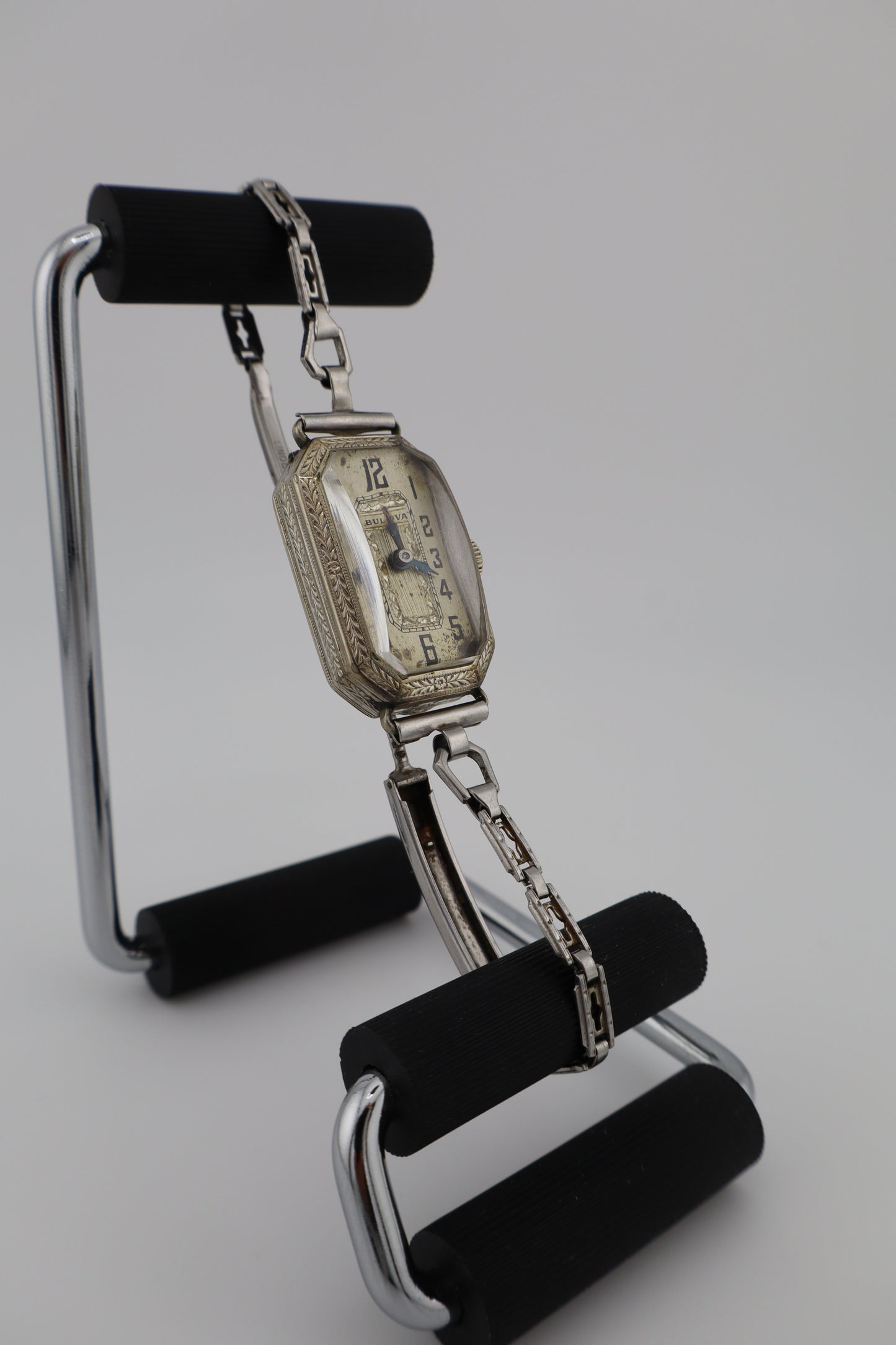 Vintage 1920's Bulova Art Deco Manual-Wind Women's Watch - Original Bracelet