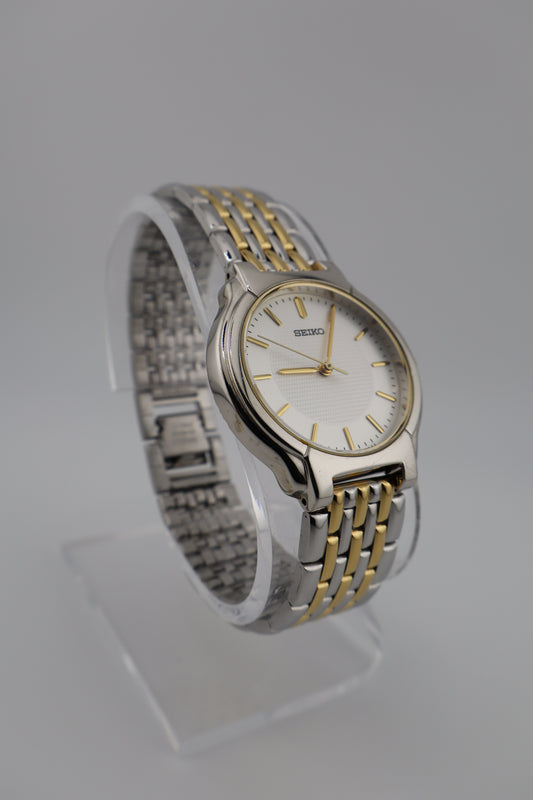 Vintage Seiko Women's 32mm Stainless Steel Two-Tone Quartz Watch V701-2V70